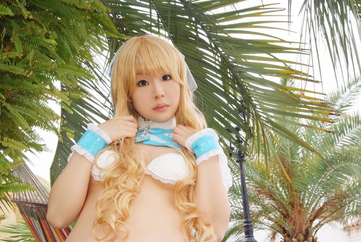 [Cosplay]  Night Cocoon Lovely  Hot Cosplayer gets naked
